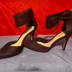 Gianni Bini- leather cowhide pump